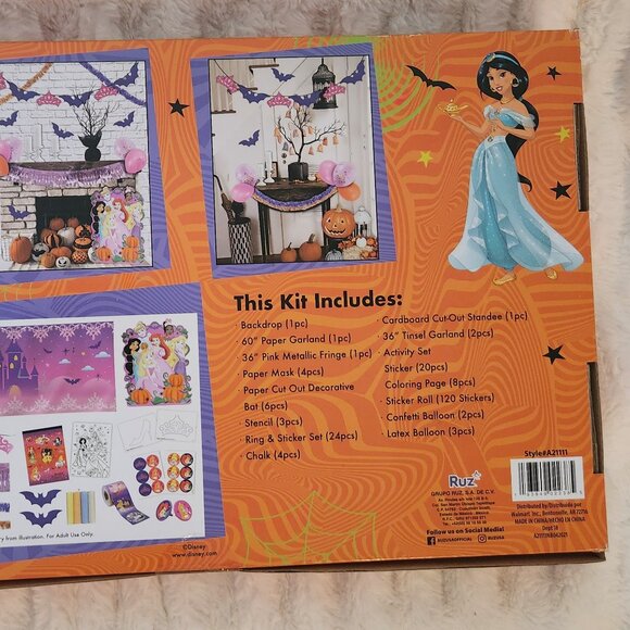 Disney Princess Trunk or Treat Kit 200-Piece "Halloween" Set, Props, NEW - Picture 10 of 16
